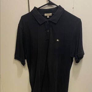 Burberry Navy Polo Shirt